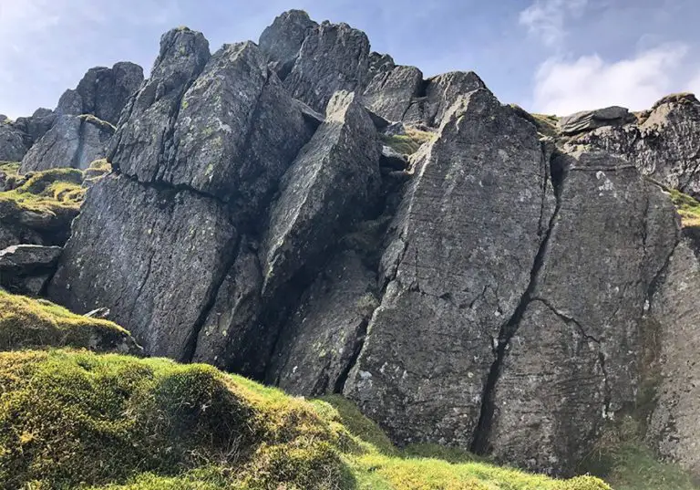 Striding Edge Scrambling Route On Helvellyn The Lake District Uk